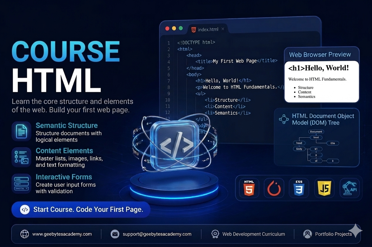 Introduction to the Web & HTML Fundamentals